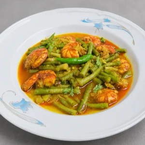 কচু লতি ও ছোট চিংড়ি রন্নাবাটি কিচেন