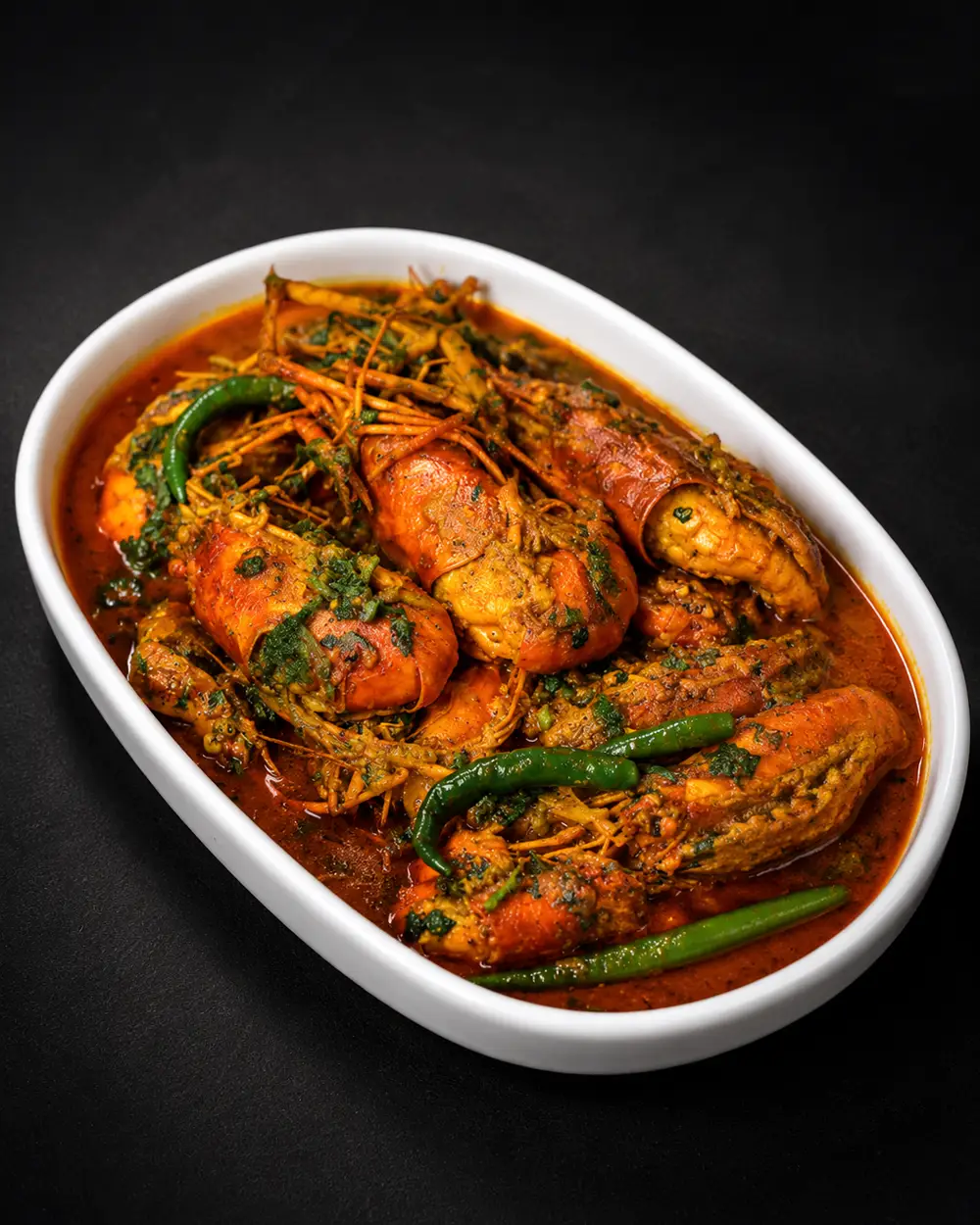 চিংড়ি ভুনা রন্নাবাটি কিচেন