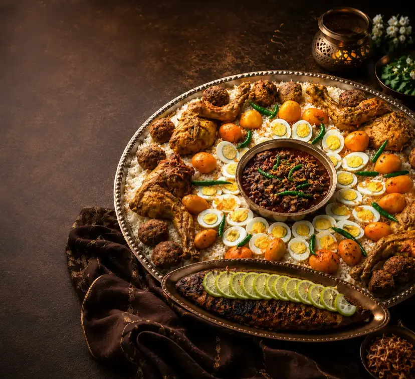 RannaBati Kitchen Bengali food presentation used on the privacy policy page